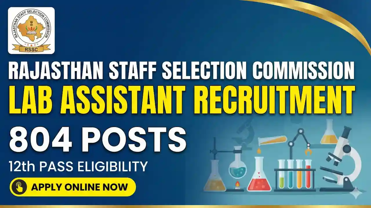 RSSB Lab Assistant Recruitment 2026