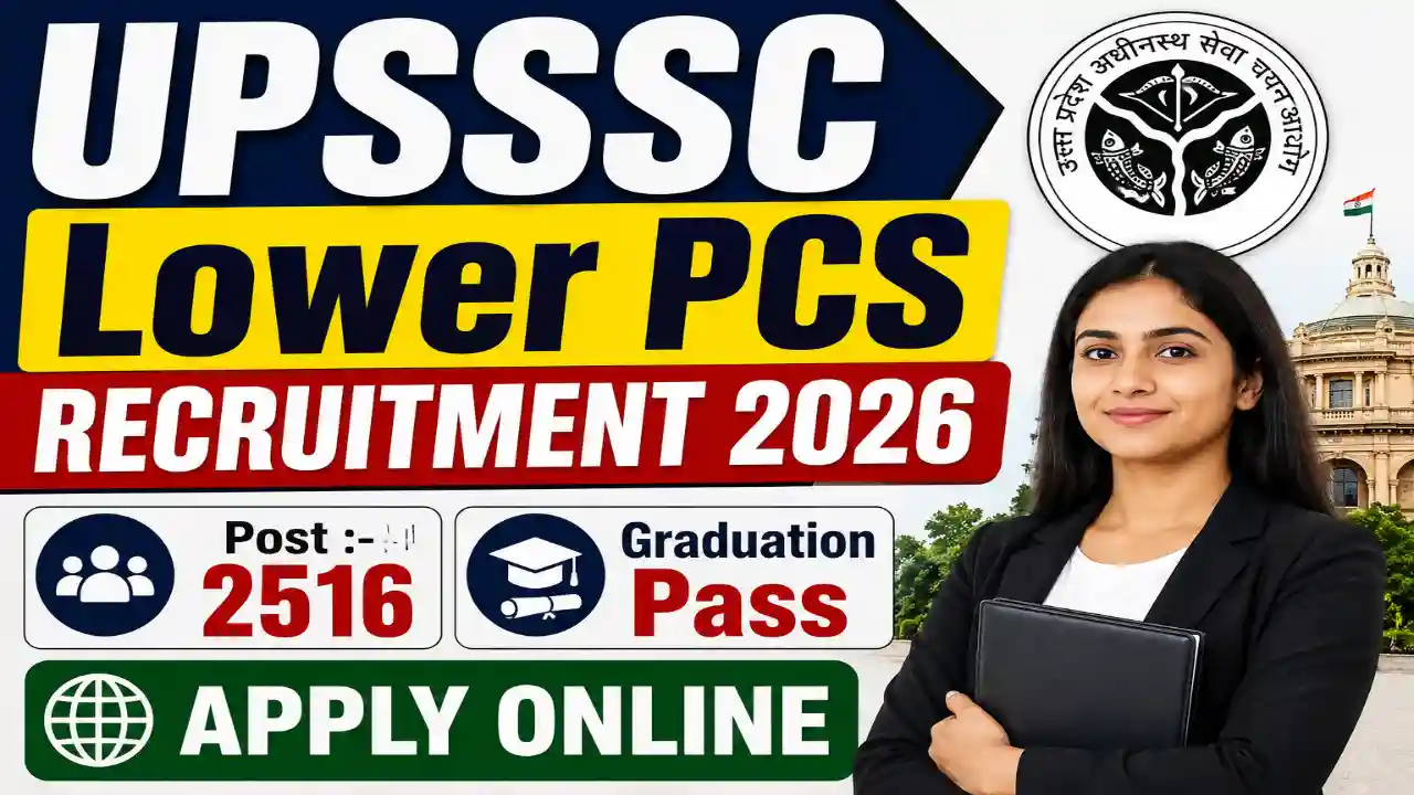 UPSSSC Lower PCS Recruitment 2026