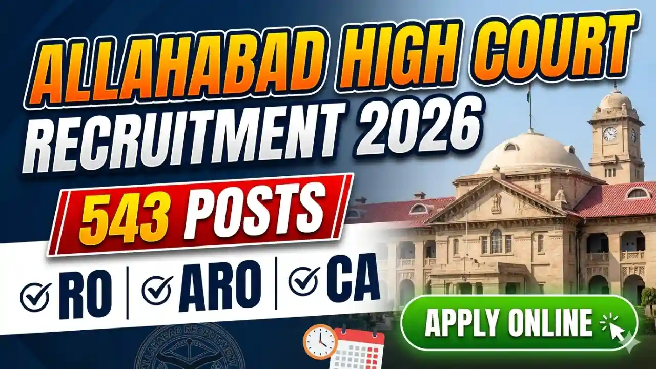 Allahabad High Court RO ARO CA Recruitment 2026