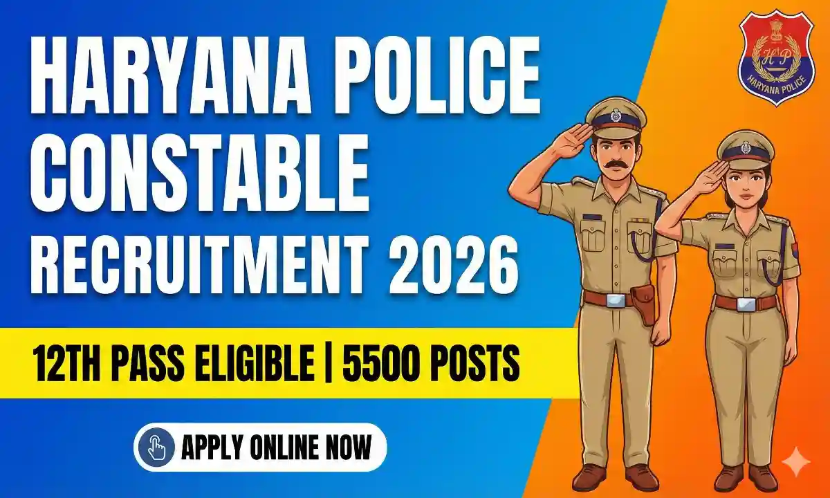 Haryana Police Constable Recruitment 2026