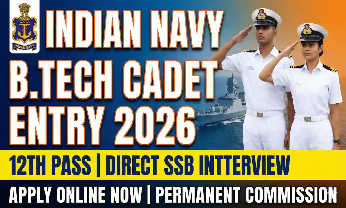 Navy B.Tech Cadet Entry 2026
