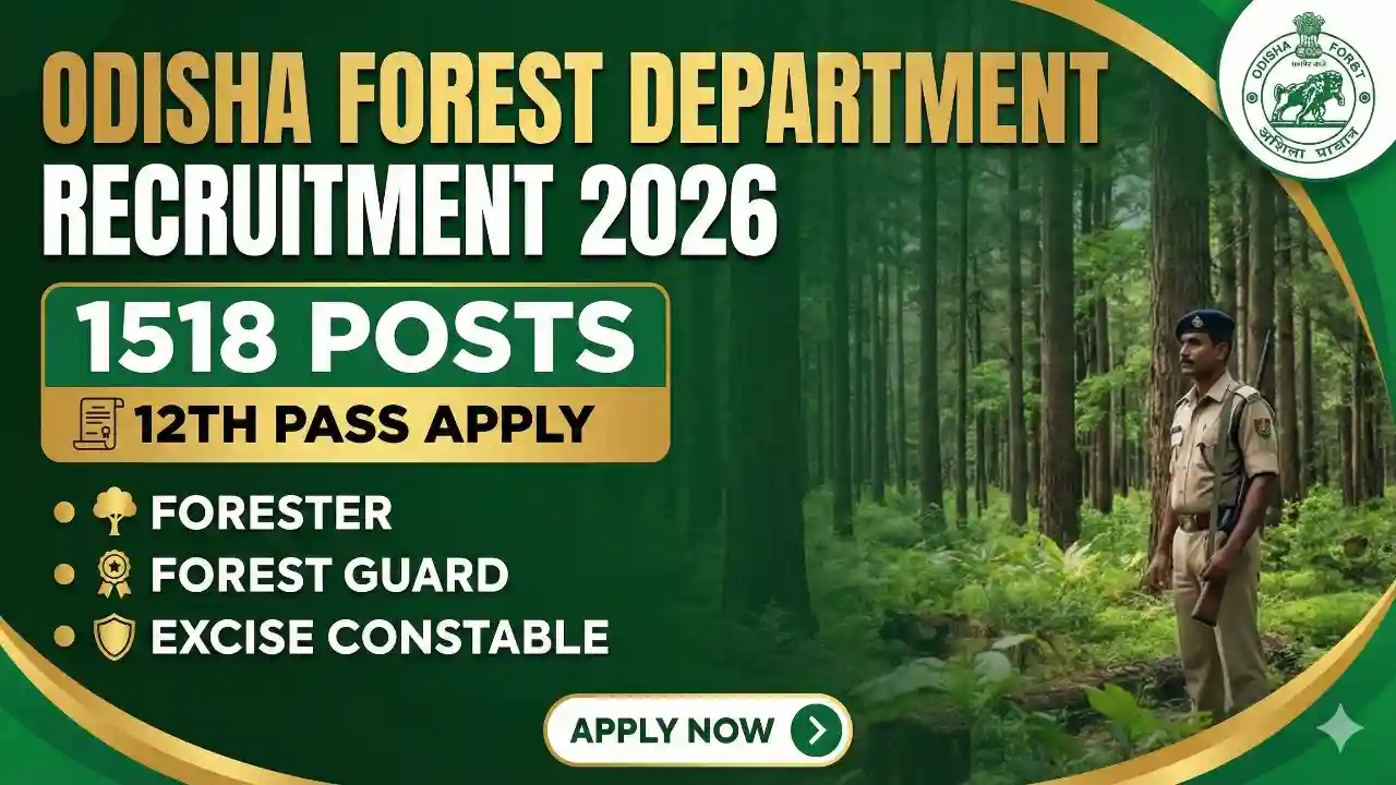 Odisha Forest Department Recruitment 2026