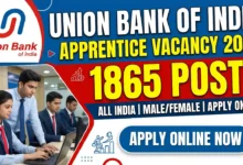 Union Bank of India Apprentice Vacancy